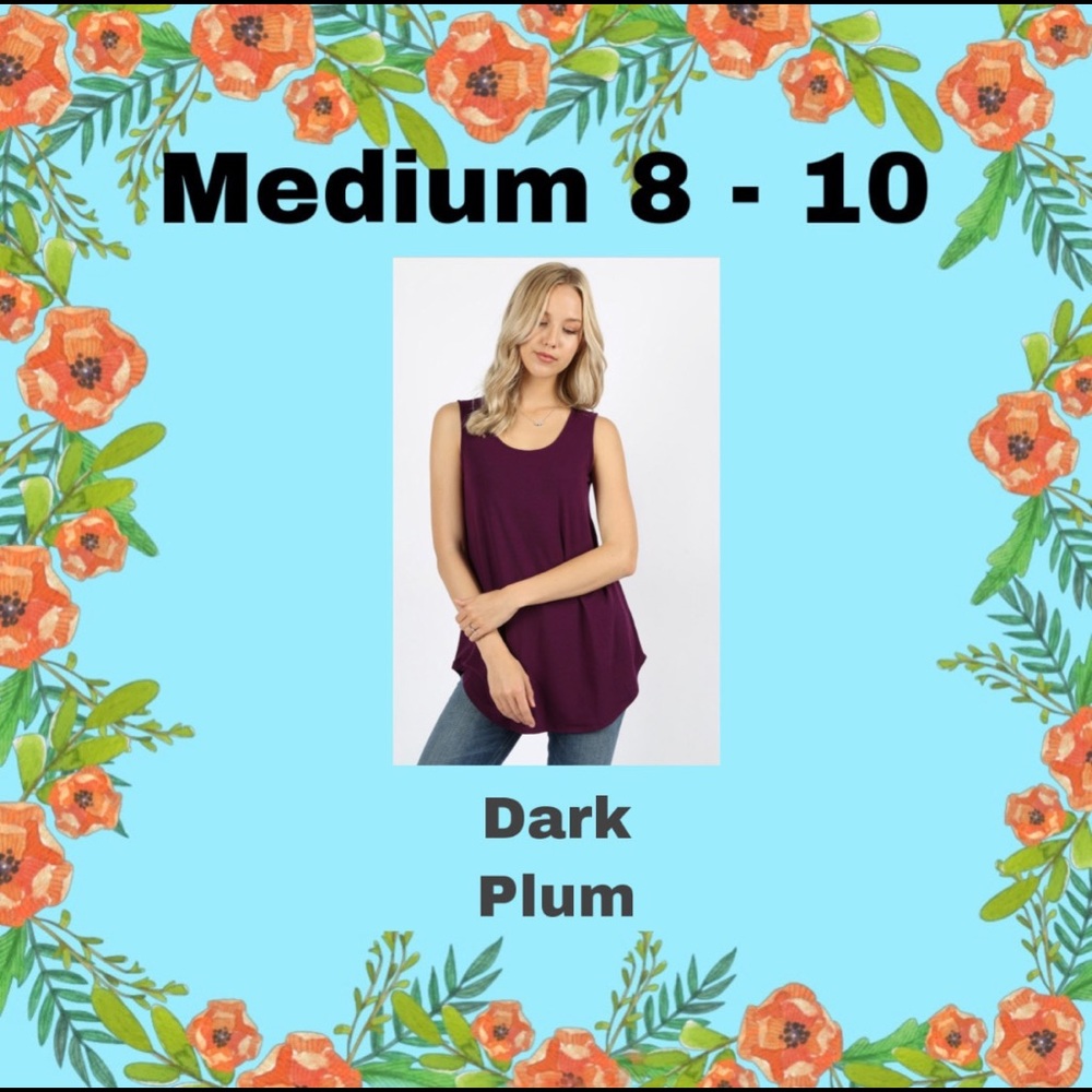Round Neck Round Hem Sleeveless Top - BrandNew